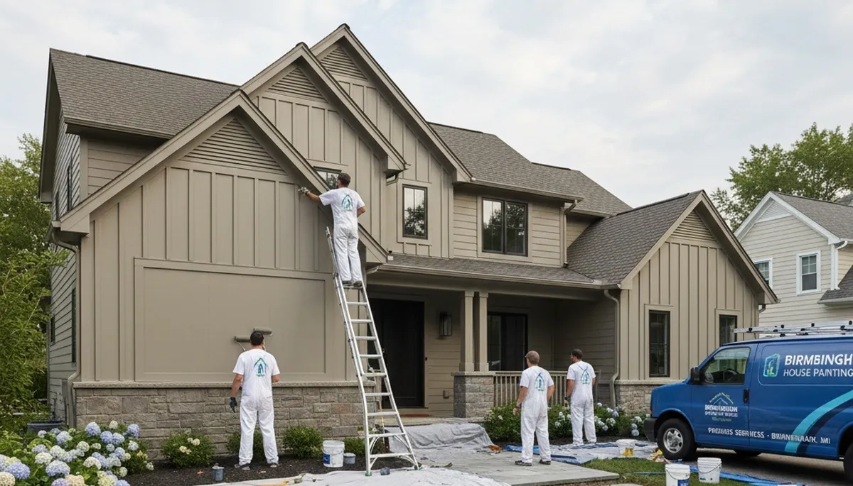Professional house painting service in Troy MI by expert residential painters